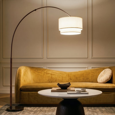 Ackland 81" Adjustable Height Marble Floor Lamp