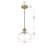 Inola 1-Light Glass Dome Pendant -155163720