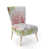 Floral Pink Polyester Blend 5 selected