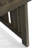 Foldable Side Table In Grey Wood With Slat Refinement, 21.07W X 13.87D 15.77H Quality, Style,