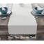Table Runner - White Table Runners for Dining Table 33cm x 240cm - 100% Cotton, Durable, and Wrinkle-Resistant Stitching, Ideal for Christmas Party Decoration