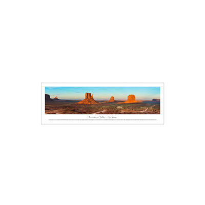 Affiche panoramique, Monument Valley, The Mittens