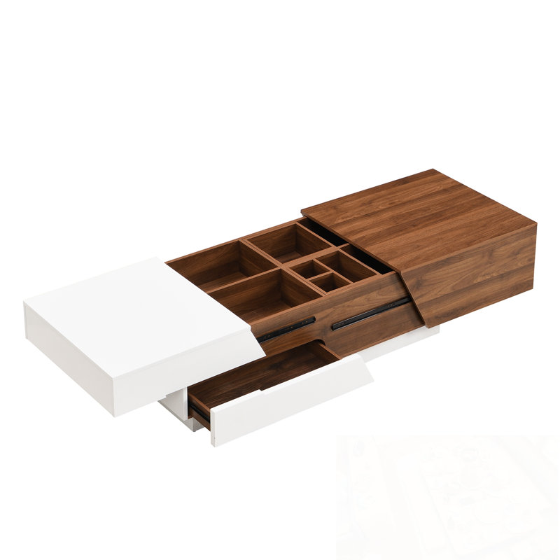 Table à langer extensible coulissante avec rangement