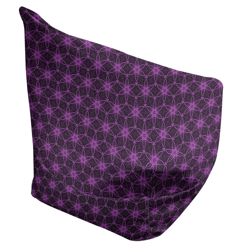 Fauteuil à billes et méridienne standard Leffel, Pas de bourre, H 86 po x l 27 po x P 43 po, Noir / Violet