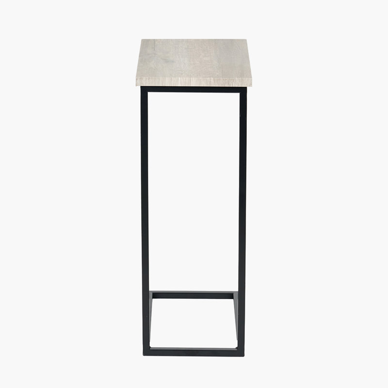 Taianne Frame End Table, Grey Oak