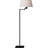 Real Simple 55.5'' Matte Black Swing Arm Floor Lamp