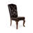 Palmyra Tufted Upholstered Dining Chair in Brown