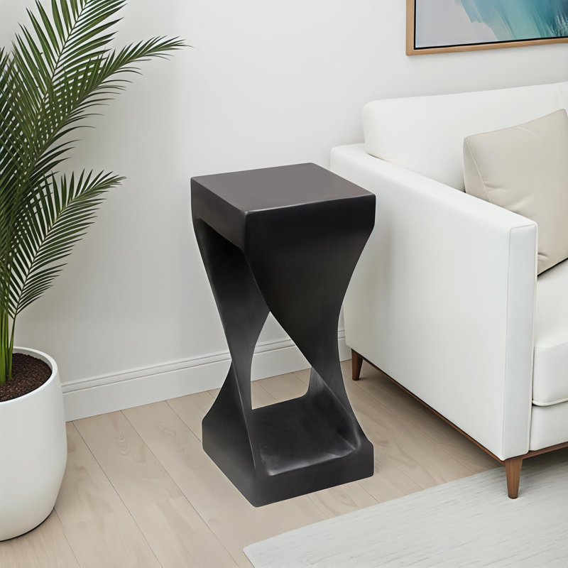 Table de bout Cinderford, 26" H x 12" W x 12" D, Noir