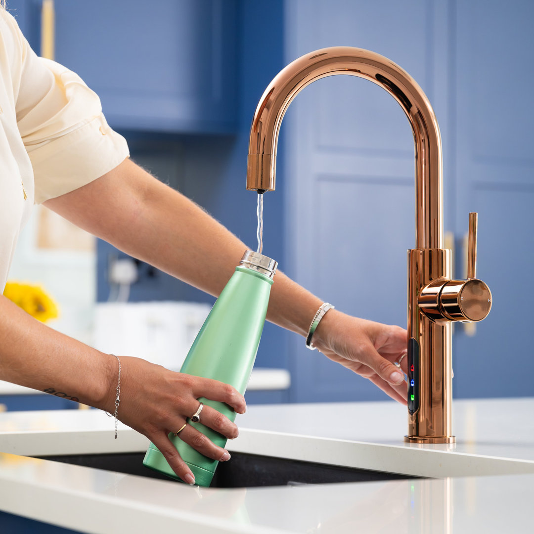 Digital 5-in-1 Sparkling Boiling & Chilled Tap - C-Shape - 2.4 Litre Boiler