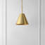 Luminaire suspendu conique à 1 lumière Naesha-1366367884