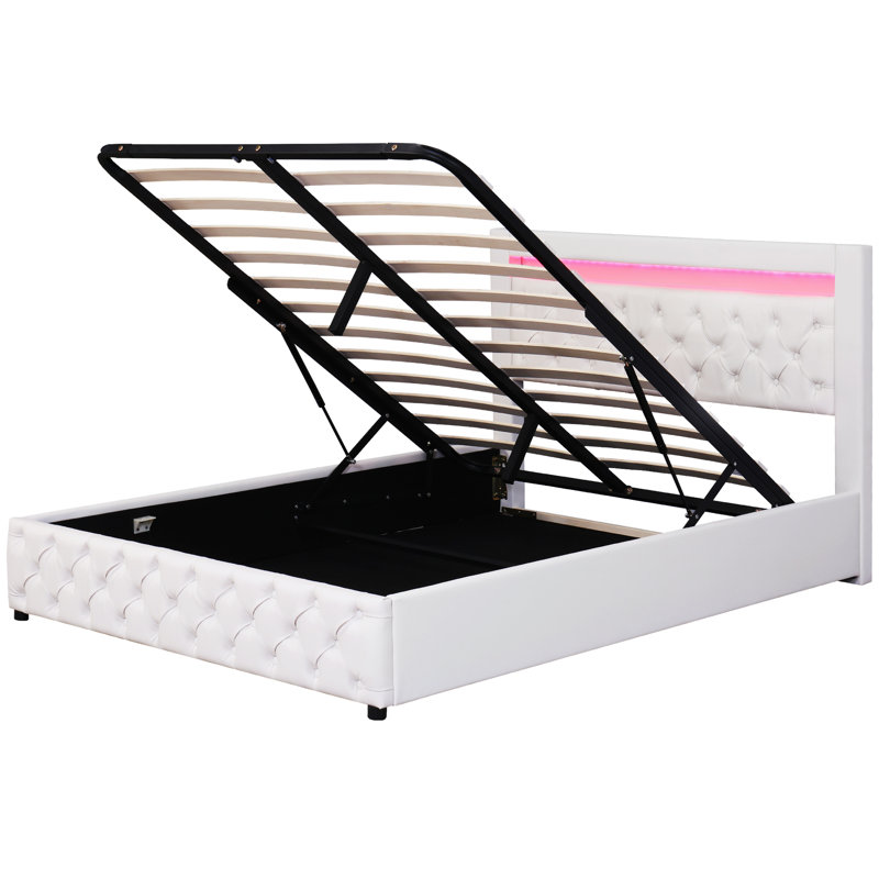 Upholstered Ottoman Storage Bed