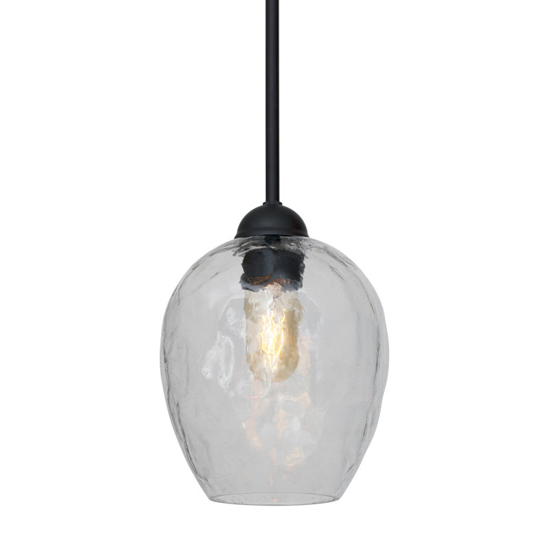 Luminaire suspendu à globe unique à 1 lumière