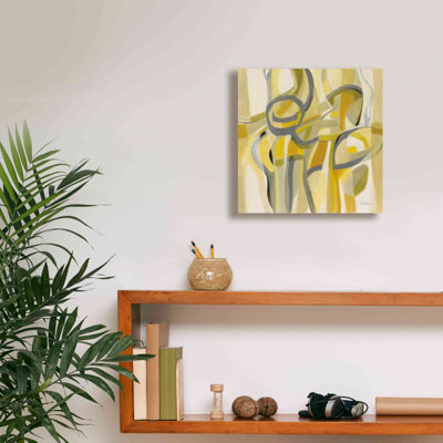 «Mid Mod Yellow» par Silvia Vassileva, art mural sur toile