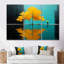Dan - Ensemble de décoration murale paysage abstrait-108310341-108310344