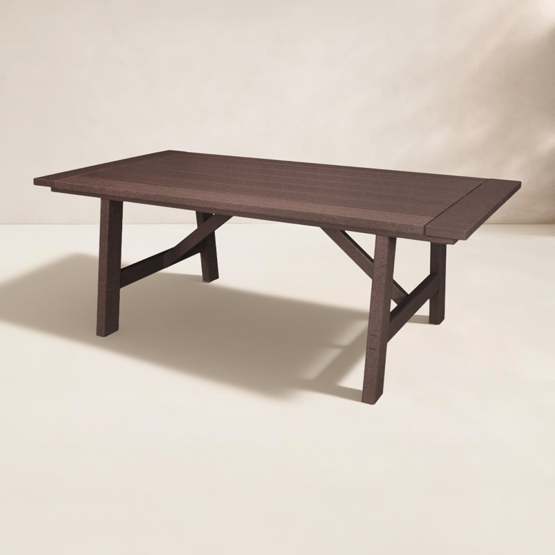 Rustic Farmhouse 39" x 75" Dining Table, Mahogany