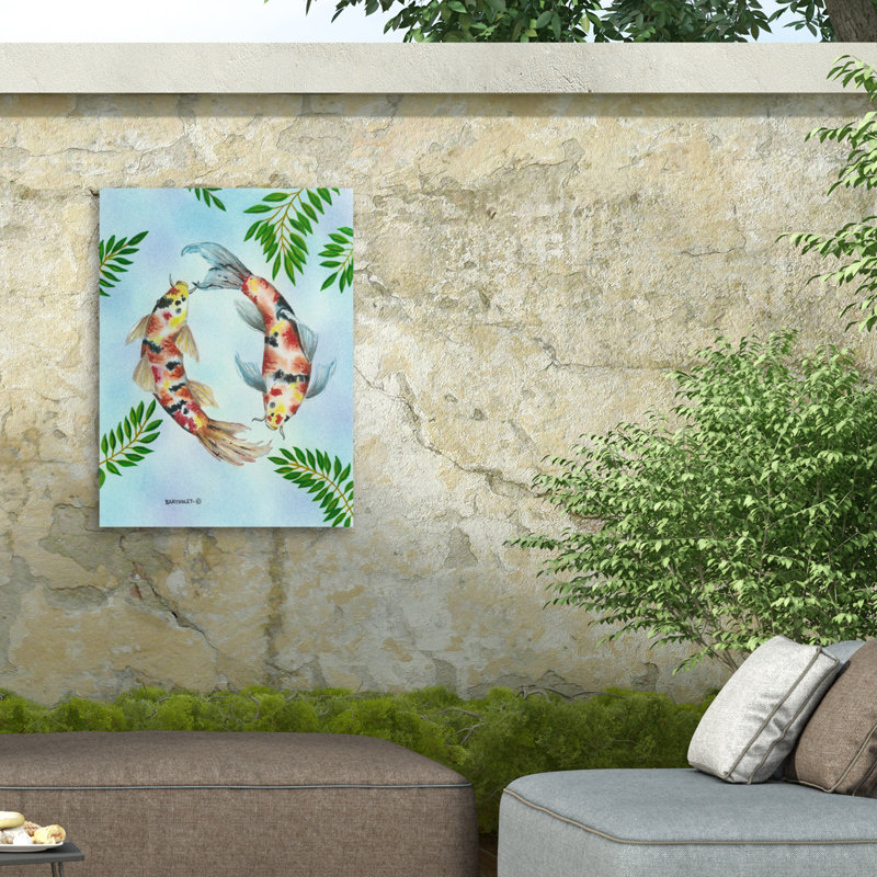 Toile d'extérieur «Dave Dance» par Dave Bartholet, H 14 po x l 19 po
