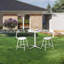 Chaise d'appoint empilable pour patio