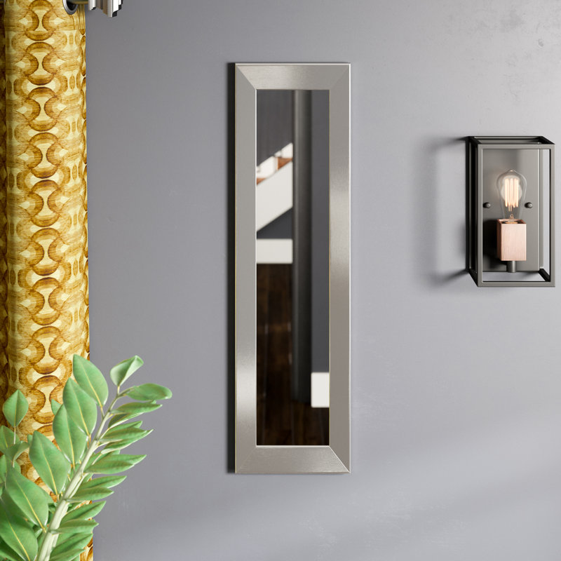 Miroir d'appoint moderne et contemporain, H 35 po x l 9 po