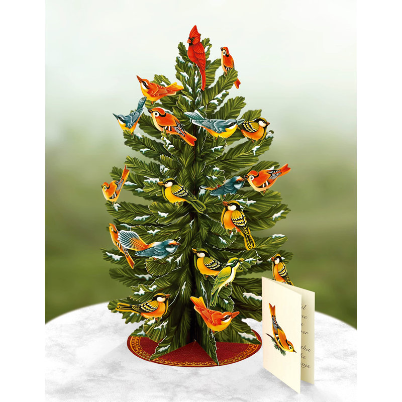3D Popup Christmas Tree Greeting Card