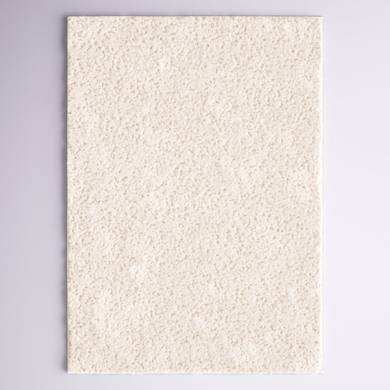 Tapis ou tapis de couloir Hemsworth California, Ivory, Rectangle 6 pi x 9 pi