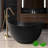63'' x 37'' Soaking Solid Surface Bathtub