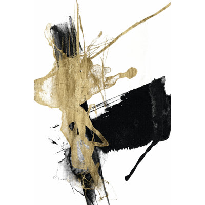 Glam And Black VI by Jennifer Goldberger - Wrapped Canvas Painting
