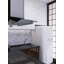 Carreau de mosaïque en marbre poli blanc 11,82 po x 13,39 po Carrara