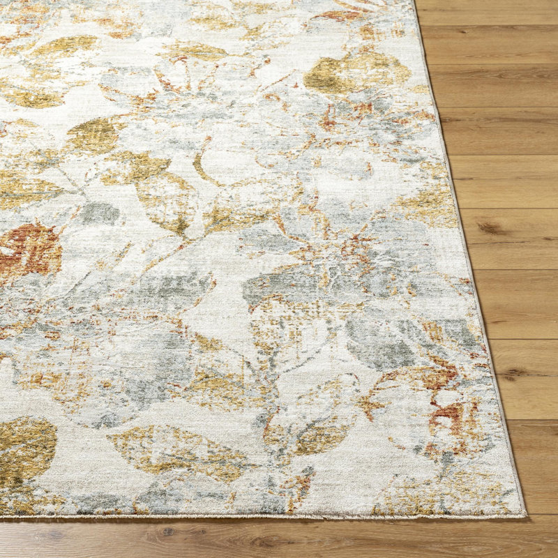 Salome Deep Teal/Rust Area Rug, Rectangle 12' x 15'