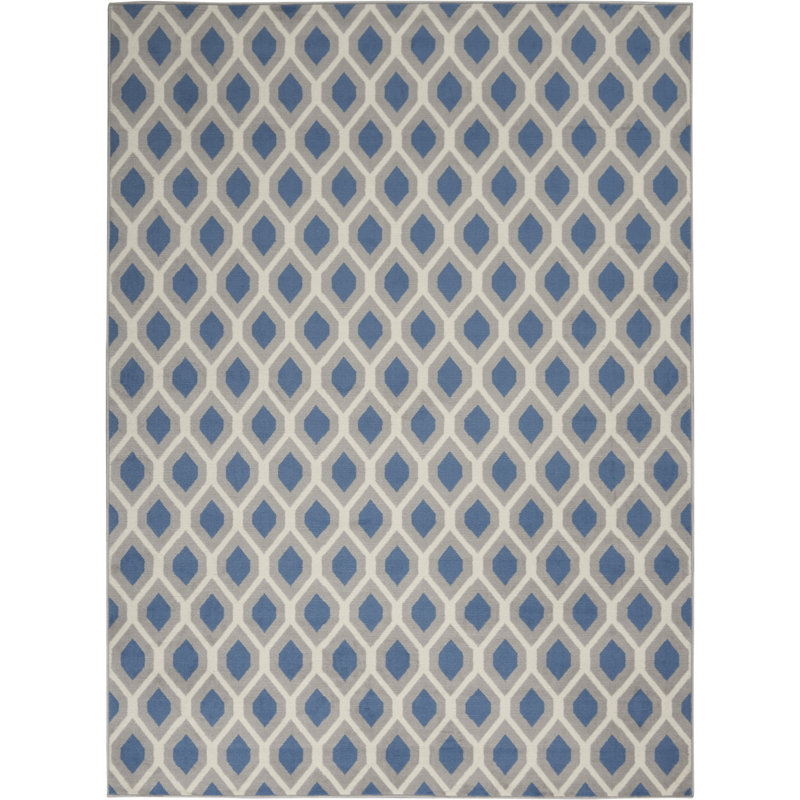 Tapis bleu Bo, Rectangle 5 pi 3 po x 7 pi 3 po