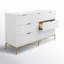 Commode double en bois à 7 tiroirs l 56 po Capra-1154329431