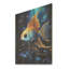 Papillon poisson jaune et bleu Wonderland I - Poisson papillon sur bois-2141416515