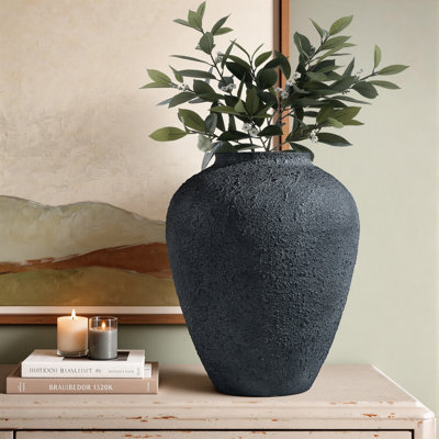 Metal Table Vase metal vase;Wide-mouth Vase Handmade