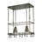 Metal Handcrafted Rectangle Hanging Pot Rack
