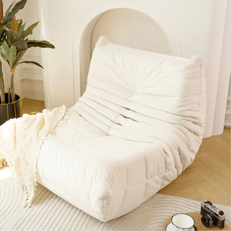 Aucune installation pour appartement - mousse haute, utilisation polyvalente, 26,82 po Hauteur du fauteuil à billes, fonction, 34,48 de profondeur
