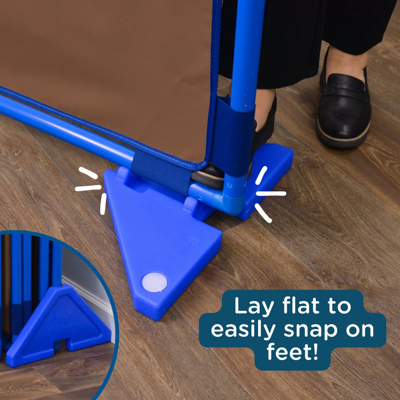Big Screen Playpanel - Green With Feet, Brown