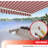 Advaning 8'x6' Manual Patio Retractable Awning-14236691-14236692