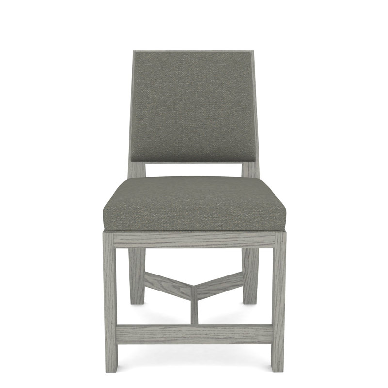 Thom Filicia Home Upholstered Back Side Chair, Dove Gray, Nomad Slate Crypton® Chenille