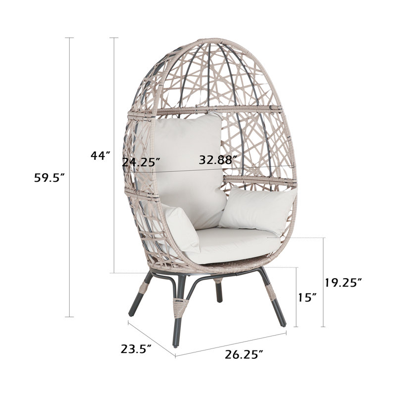 Gwinner Wicker Outdoor Lounge Chair