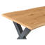 Extendable Metal Base Dining Table