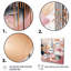«Pink Gold Lines Scenery III - Modern Shapes», art mural transitionnel-1755615839-1755615829