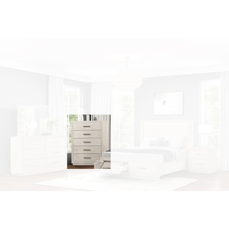 Commode 5 tiroirs Alsopa