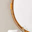 Polkville Flat Rattan Mirror