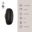 Perle 10-in Black dimmable LED Wall Sconce-519488801
