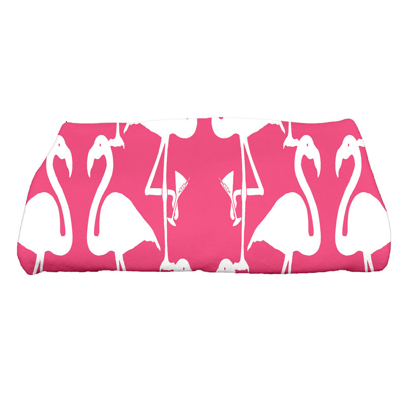Serviette de bain en microfibre Josefien, Rose / blanc