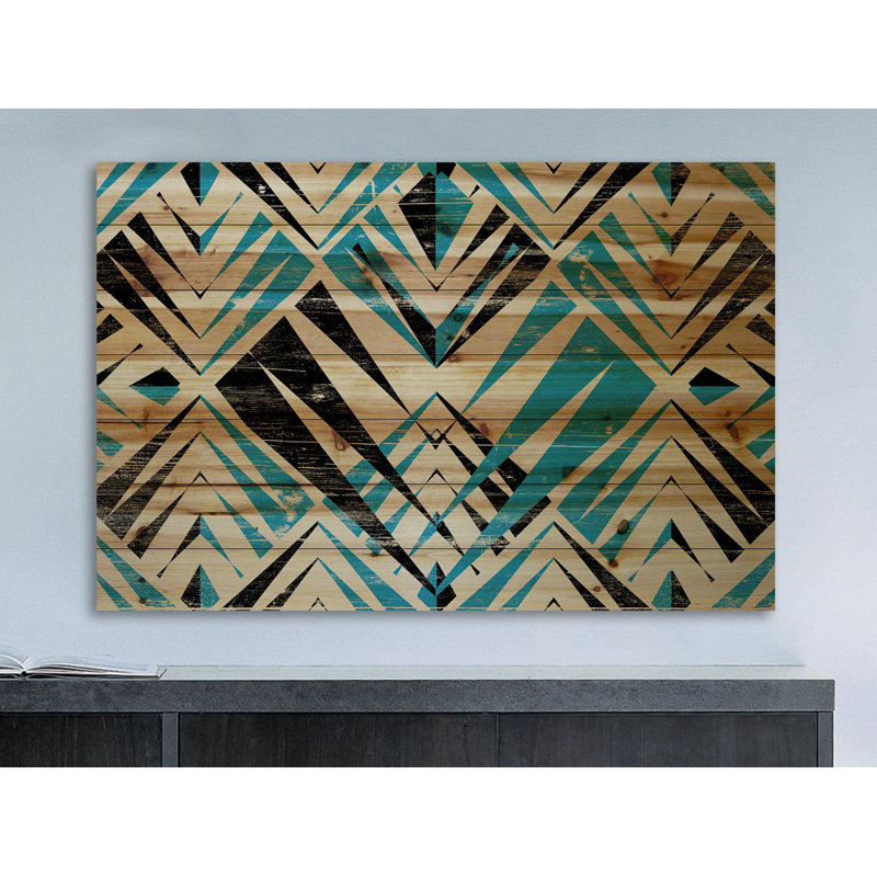 « visions of dents », impression sur bois, 40 po x 60 po