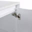 Armoire de rangement autoportante pour salle de bain, 24 po, 2 portes à fermeture douce, blanc brillant, (emballage Kd)