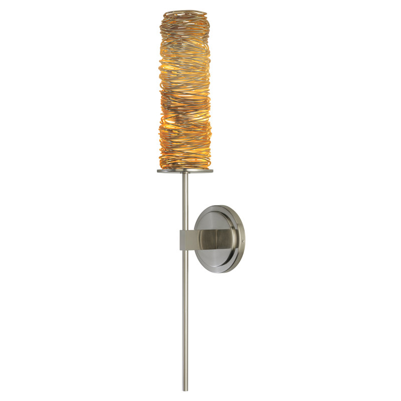 Dazzle Wallchiere, Gold Satin Nickel, LED G4 JC 2W