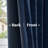 Luxury Velvet Pinch Pleated Blackout Curtains - Room Darkening Thermal Insulated Back Tab Soundproof Drapes with Hooks+Rings (set of 2)-2004483773-2004483772