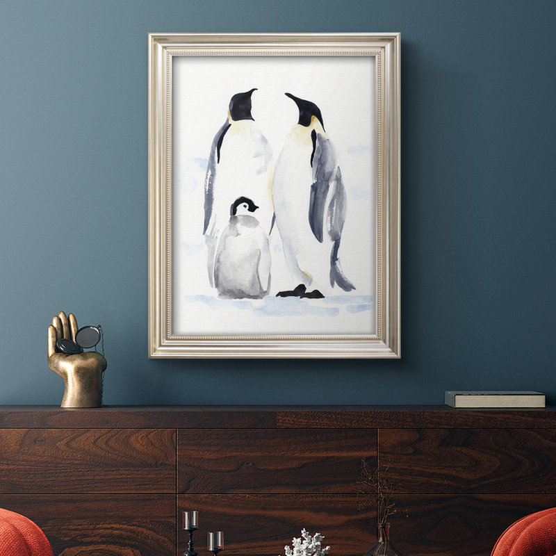 «Emperor Penguins II», reproduction d'art sur toile, L 21 po x H 25 po
