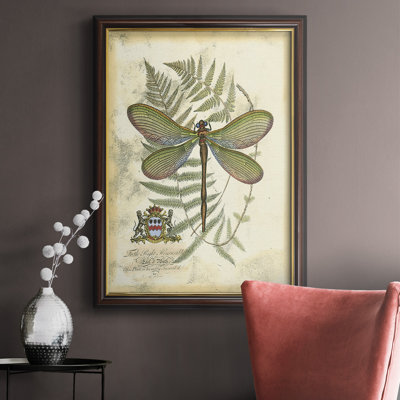 Toile encadrée de qualité supérieure Regal Dragonfly II (PP)
